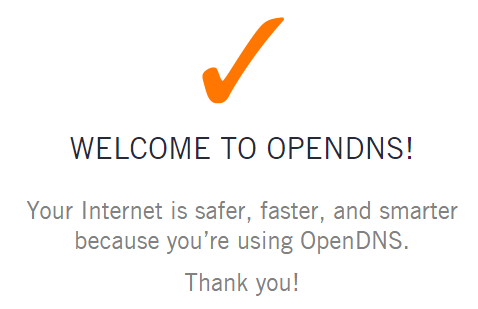 Welcome to OpenDNS