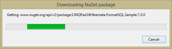 LINQPad.NHibernate.FormatSQL.Sample downloading