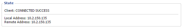 OpenVPN status in Router