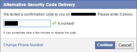 Facebook alternative secure code