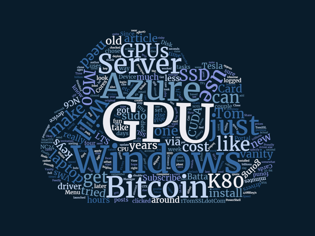 Generating a Bitcoin Vanity Address with Azure N-Series GPU Virtual Machines