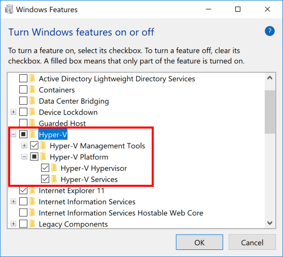 enabling hyper v windows 7