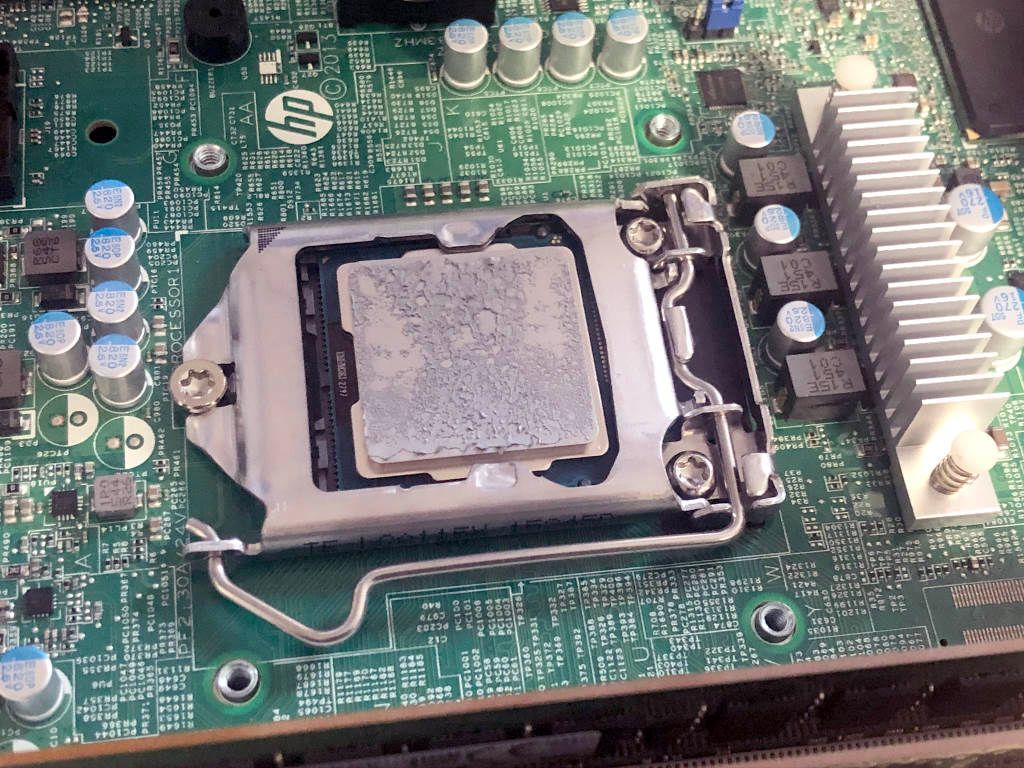 Upgrading the CPU on an HP MicroServer Gen8