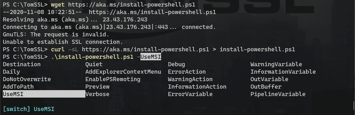 windows terminal download powershell