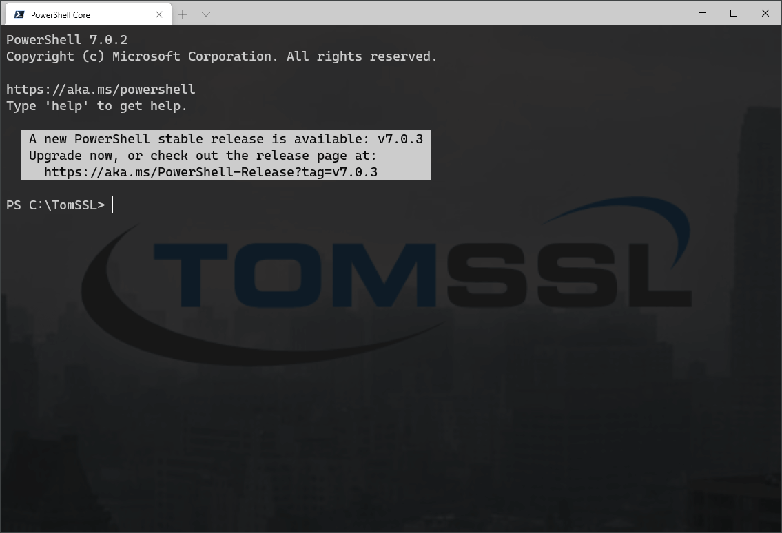 How to keep PowerShell Core up to date using Windows Terminal