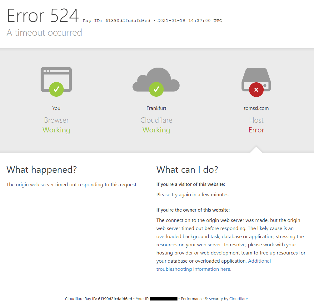 BUG] Http 524 (Timeout) and 429 (Too many requests) for some files behind  cloudflare-ipfs.com - DNS & Network - Cloudflare Community